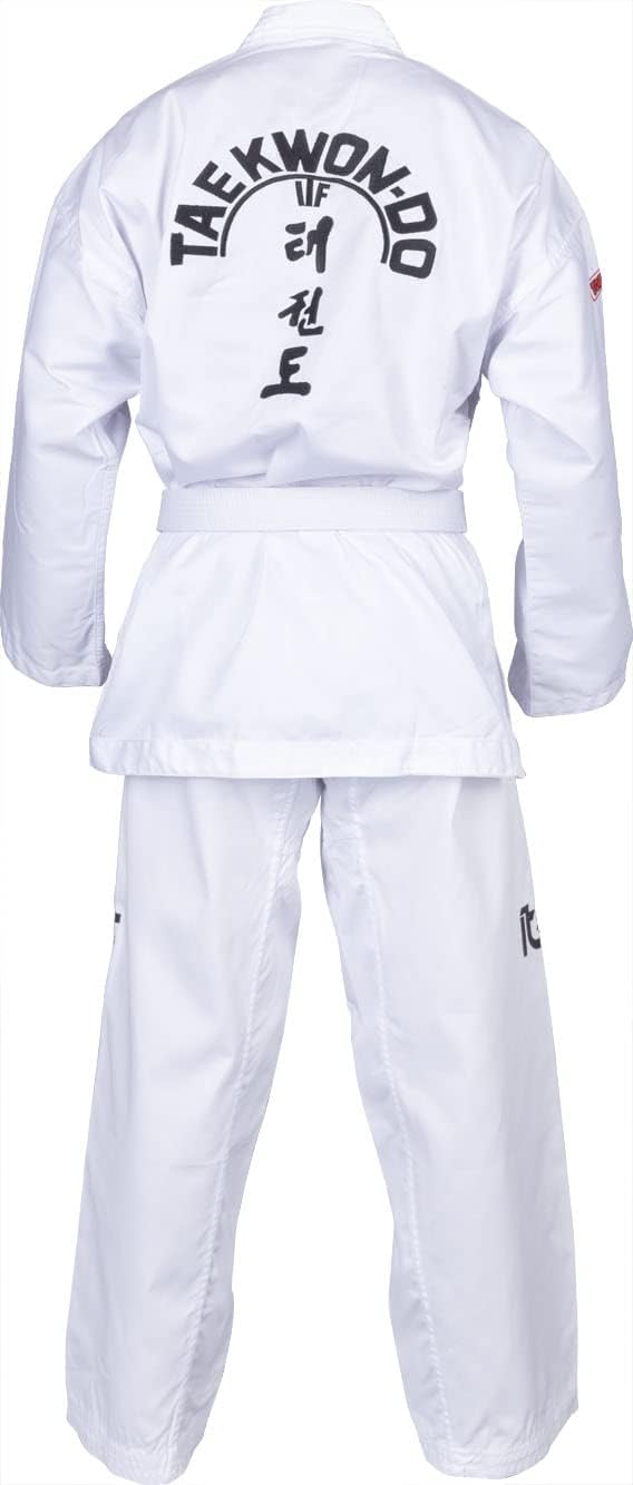 TOP TEN Taekwond-Do Dobok „De-Luxe“ (ITF Approved) 190 cm Weiss, 190 cm Weiss