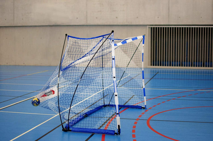 Handballtor QuickFire® - Aufbau in 2min - wetterfest - faltbar - 2 Verschiedene Grössen 2,4 x 1,7m,