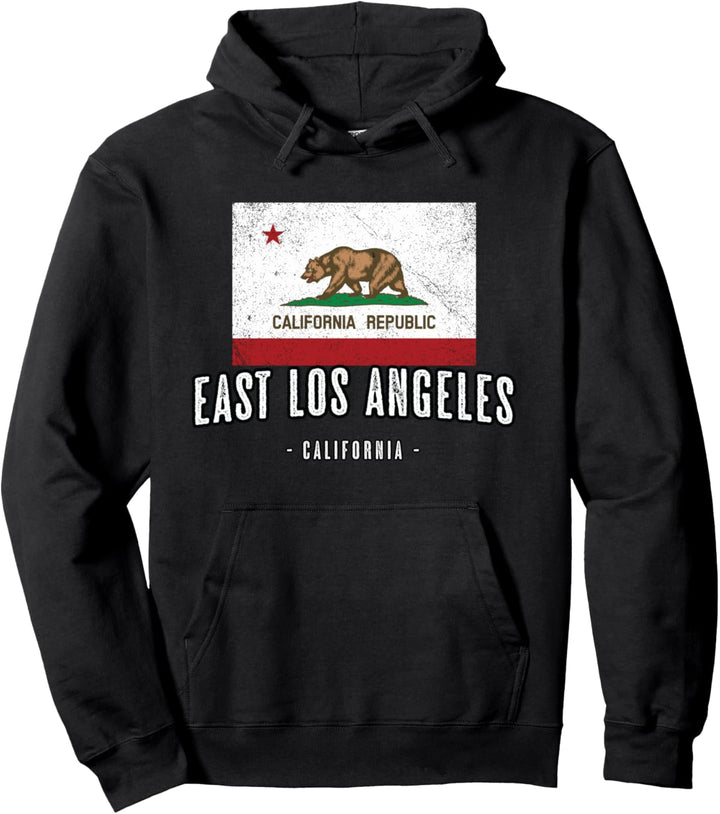 EAST LOS ANGELES California | Stadt CA Kalifornien Flagge - Pullover Hoodie