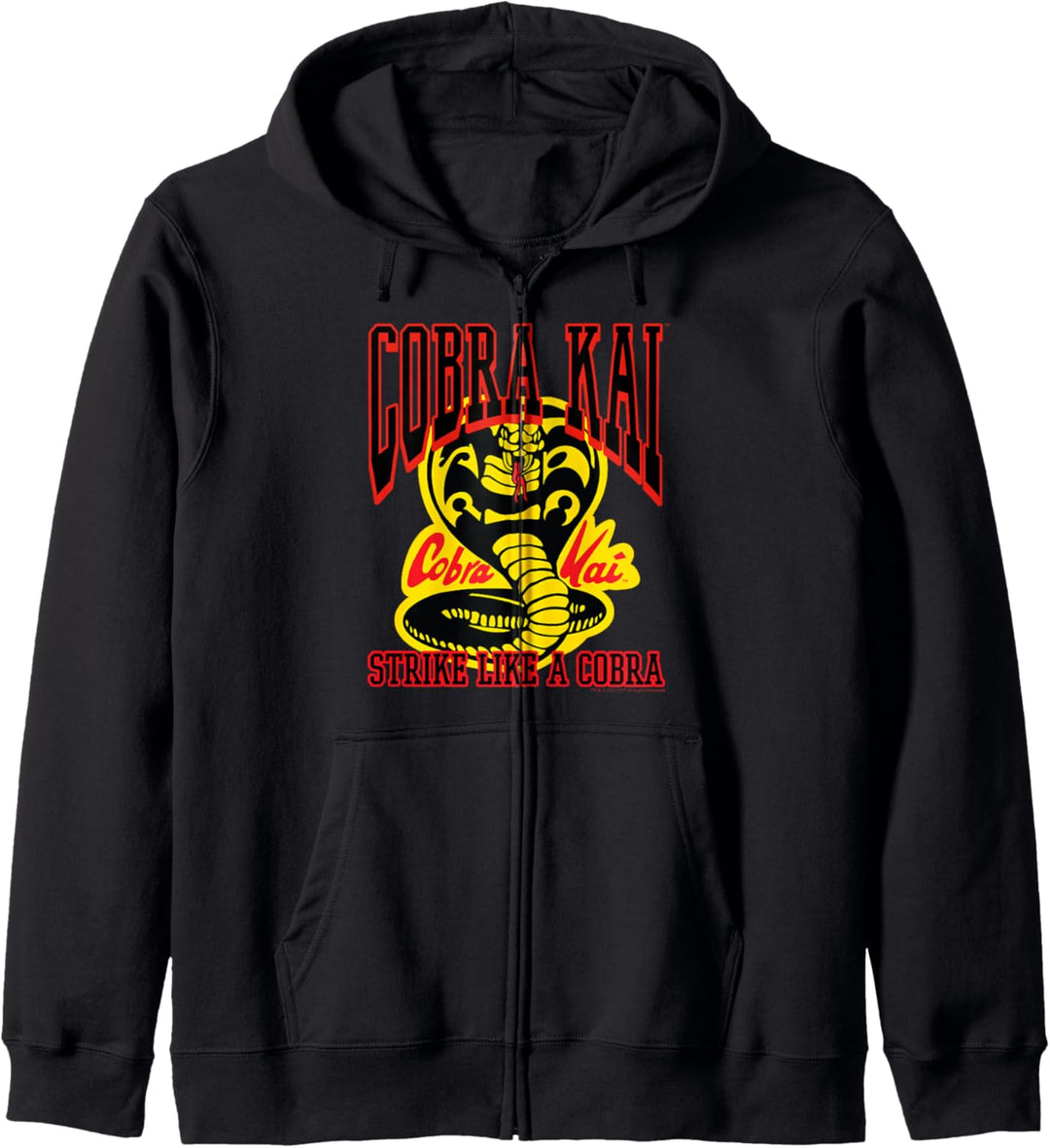 Cobra Kai Sportliches Cobra-Logo Kapuzenjacke