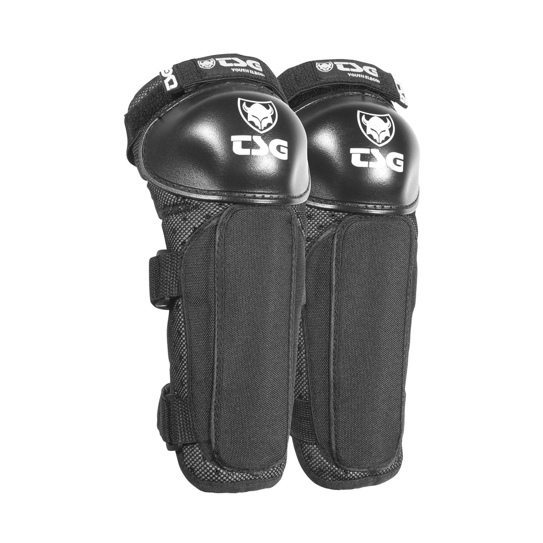 TSG Elbogenschoner Youth Elbow XXS Schwarz, XXS Schwarz