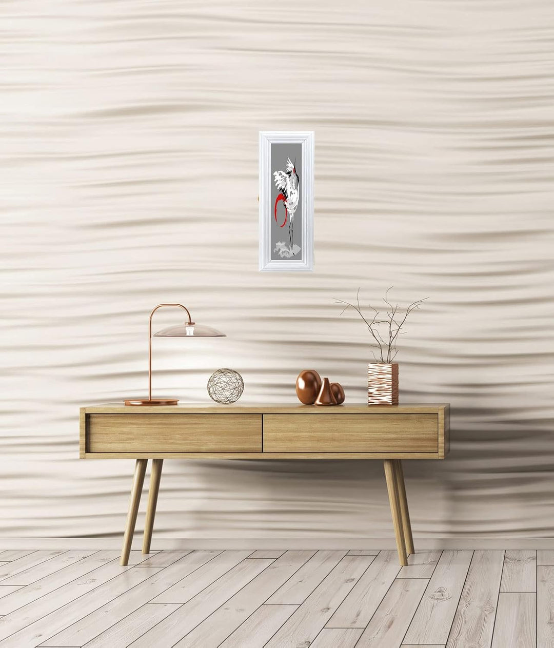 Schlüsselkasten aus Holz, Hängeschrank mit Schlüsselbrett, Wandorganizer für Schlüsselaufbewahrung,