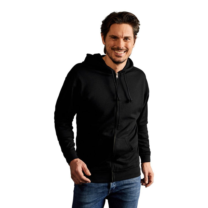 Zip Hoodie Jacke 80-20 Herren, Schwarz, XXL