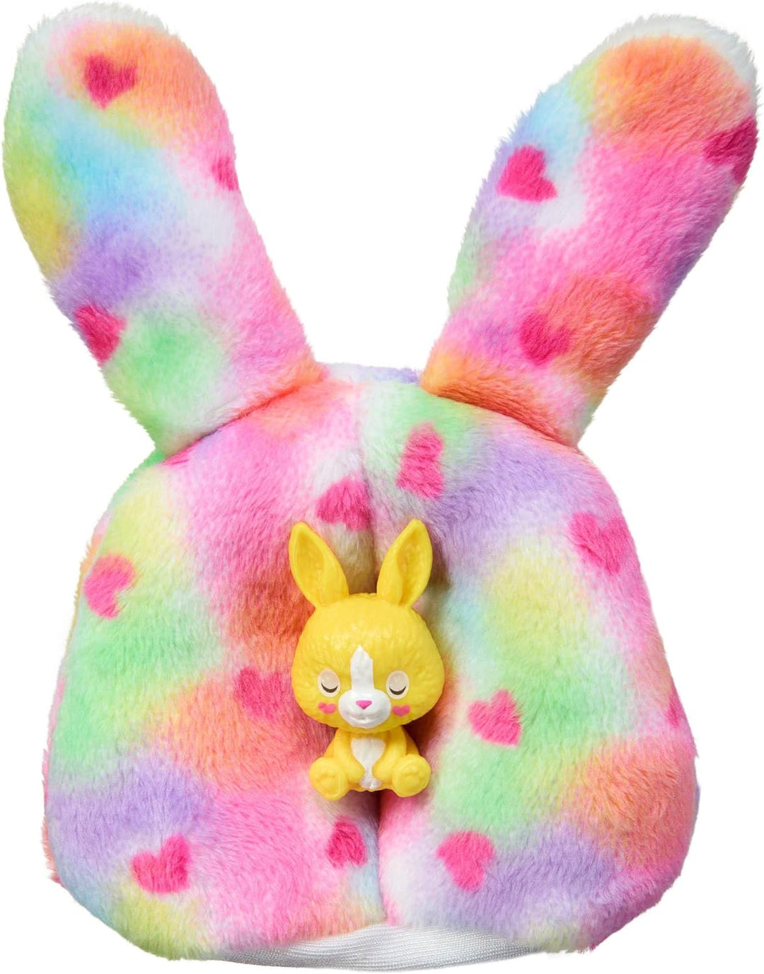 Barbie Cutie Reveal Puppe und Accessoires, Batik-Häschen-Plüschkostüm und 10 Überraschungen mit Farb