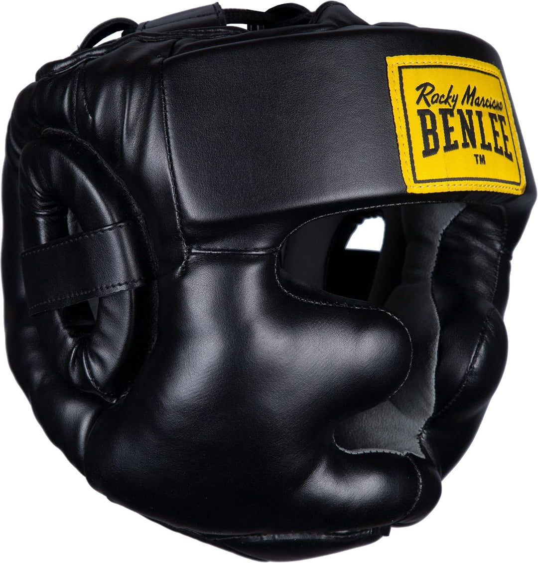BENLEE Kopfschutz aus Kunstleder Full Protection Schwarz L-XL Single, Schwarz L-XL Single