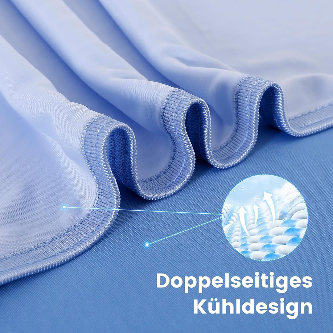 Elegear Kühldecke leichte Sommerdecke, Körper kühl halten, Arc-Chill 3.0 Kühlfasern Q-Max>0,5 Selbst