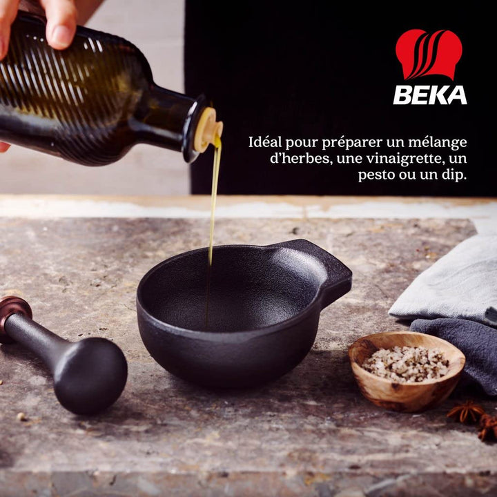 Beka Mörser &amp; Stössel Nori Gusseisen