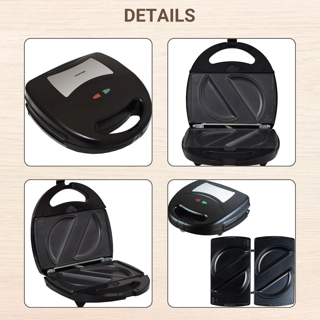 Syntrox Germany Empanada Maker Teigtaschenmaker Chefmaker SM-1300W Empanada mit herausnehmbaren