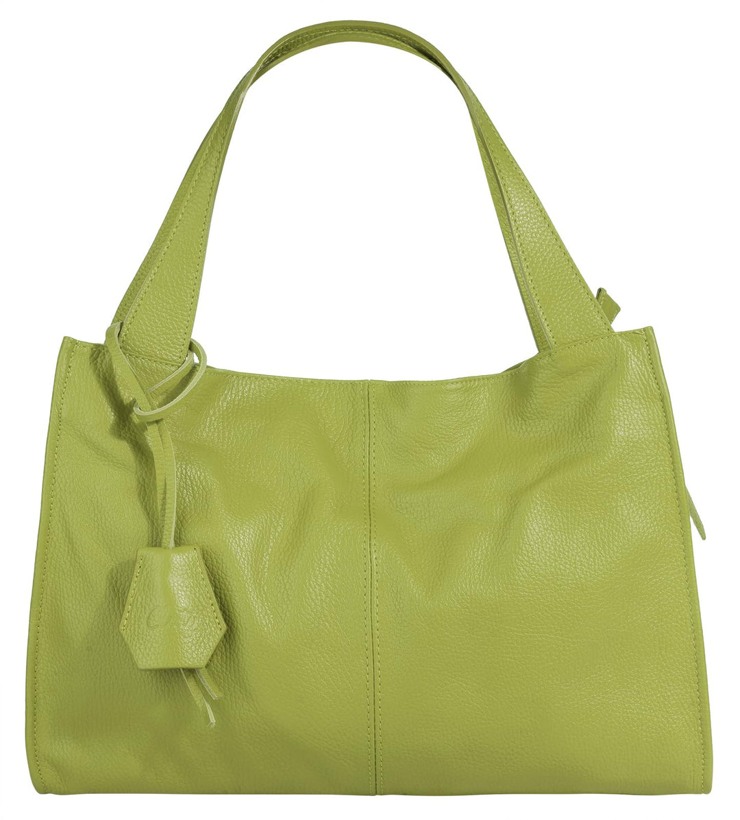 Shopper Echt Leder Damen Made in Italy, Smartphonefach, Ledertasche Damen, Handtasche Echtleder, Umh