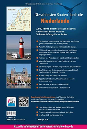 Reise Know-How Wohnmobil-Tourguide Niederlande: Die schönsten Routen, Taschenbuch