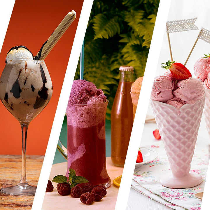4 Stück Eiscreme Behälter,Mit vier Löffeln,Mit Deckel Wiederverwendbare Creami Tubs,Kompatibel mit N