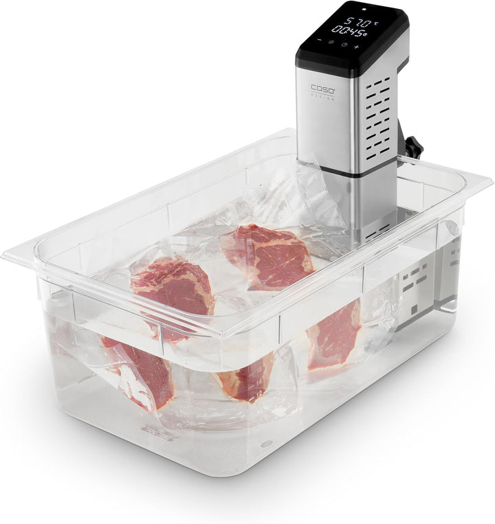CASO SV 2000 Pro - Testsieger Haus & Garten Test, 2000W, präzise Temperatur bis 90°C in 0,5°C-Schrit