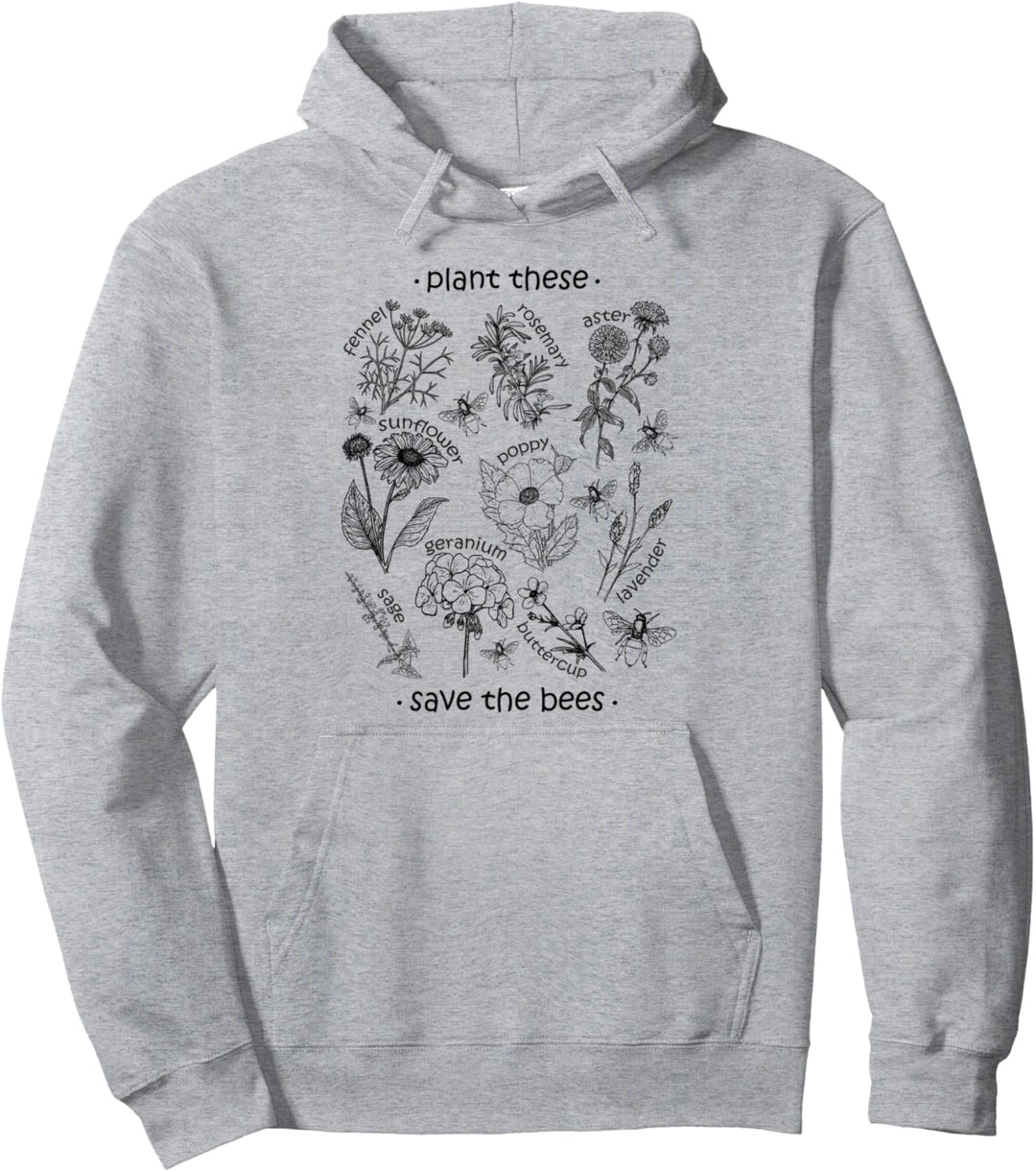 Plant These Save The Bees TShirt - Biene Tshirt Pullover Hoodie