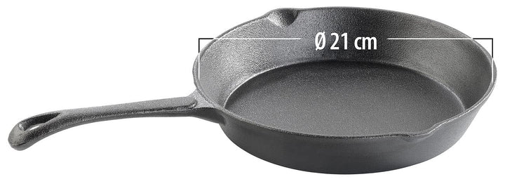 Tornwald-Schmiede Gusseisenpfanne: Gusseisen-Pfanne, 21 cm (Gusseiserne Pfanne, Gusseisenpfanne Gril