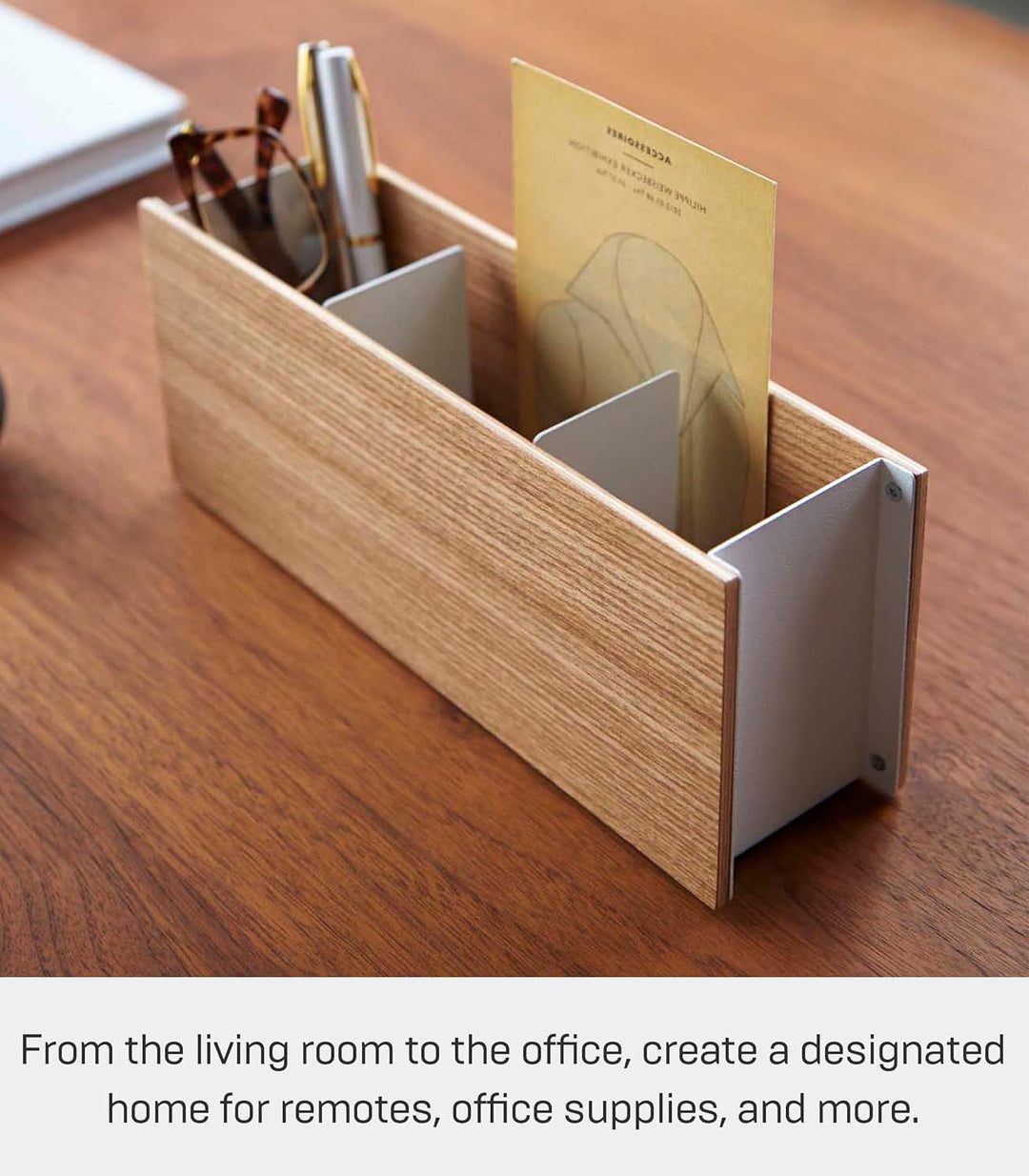 Pen &amp; Remote Rack - Rin - natural Weiss, Weiss
