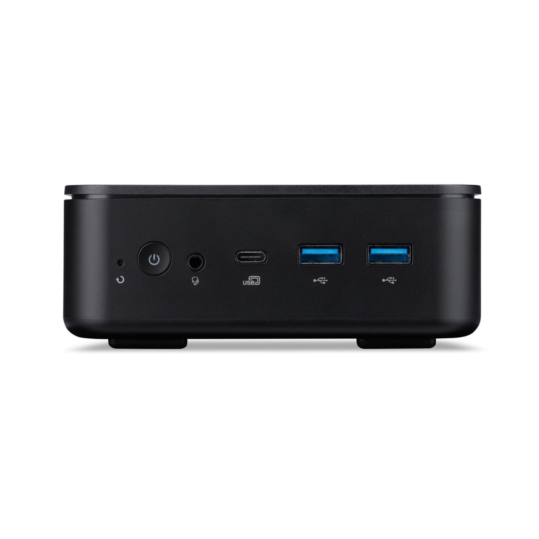 acer Mini PC | Veriton NUC | Schwarz | Core 5 120U | RAM: 8GB | SSD: 500GB | Windows 11 Pro | Office