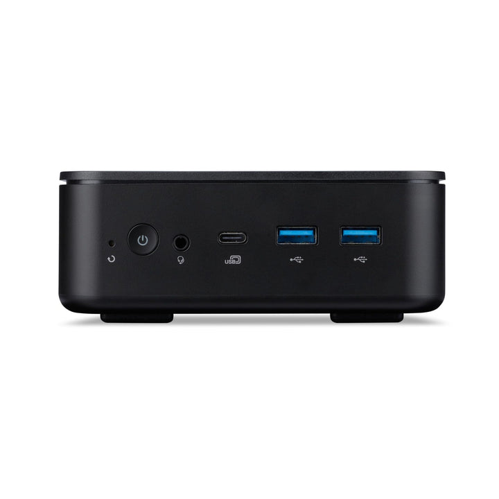 acer Mini PC | Veriton NUC | Schwarz | Core 5 120U | RAM: 8GB | SSD: 500GB | Windows 11 Pro | Sicher