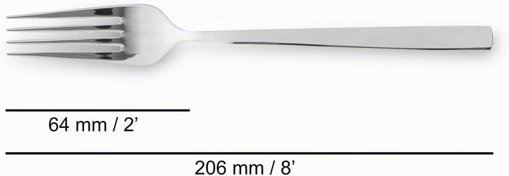 Arcos Serie Capri - Geschenkbox Besteck-Set 24 Stück (6 Messer + 12 Löffel + 6 Gabel) - Monoblock au