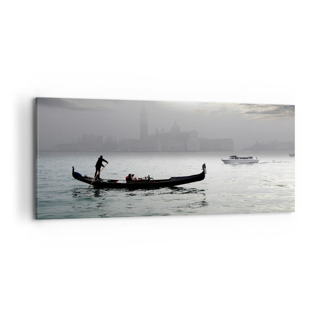 Wandbilder Dekoration Wohnzimmer Venedig italien stadt wasser Panorama Bilder auf Leinwand 120x50cm