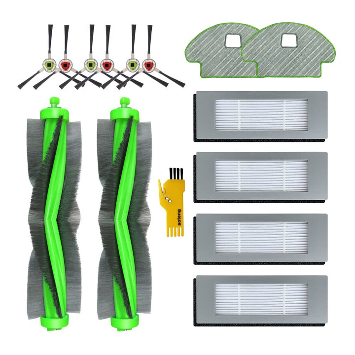 aotengou Ersatz-Zubehör-Set für iRobot Roomba Combo R111840 R1138 Roboter-Staubsauger 14 Packungen 2