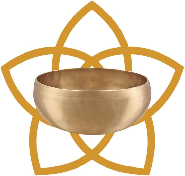 Sonic Energy Klangschale Synthesis Series – 1000 g – Mit Venusblume-Gravur – Für Meditation & Klangh