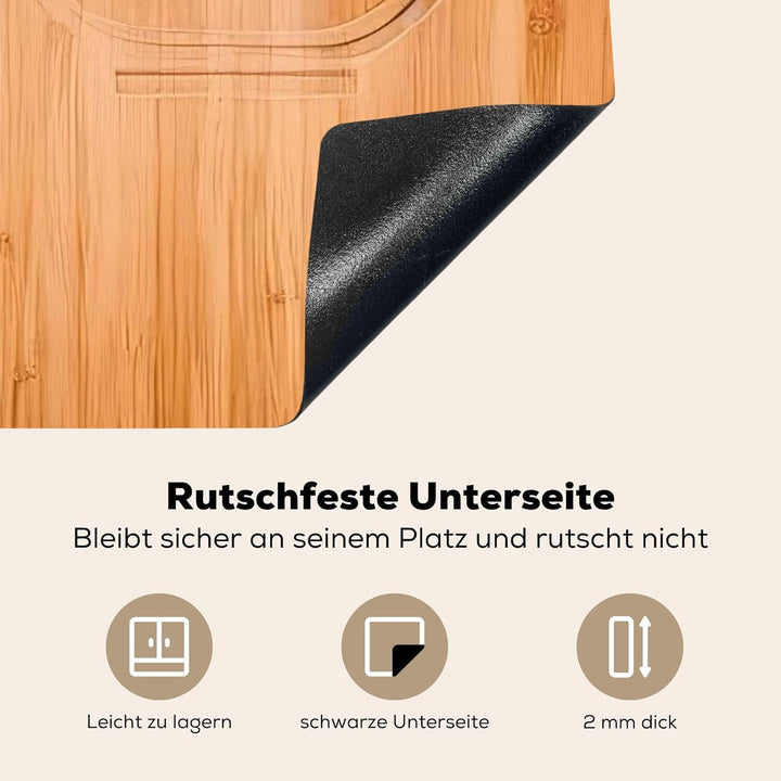 KitchenYeah© Herdabdeckplatte Einteilig Induktionsmatte Küche Abdeckung Ceranfeld Herd Abdeckplatte
