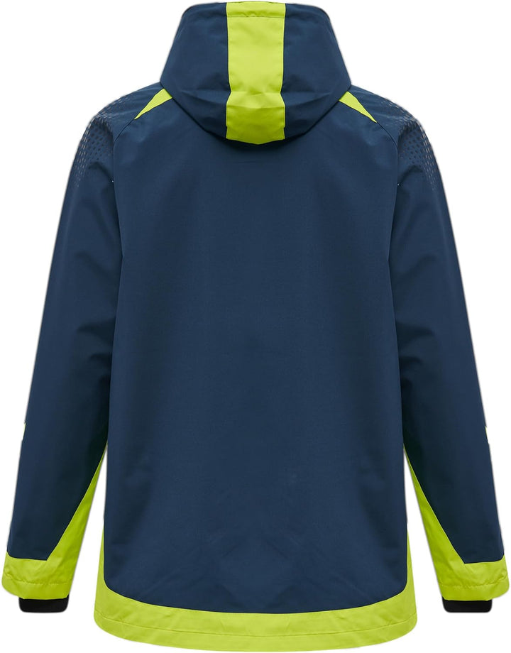 hummel hmlLEAD Allwetterjacke Herren L dunkelblau / gelb, L dunkelblau / gelb