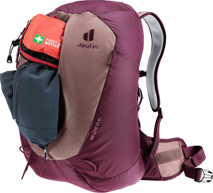 deuter AC Lite 21 SL Damen Wanderrucksack, Ashrose-cassis
