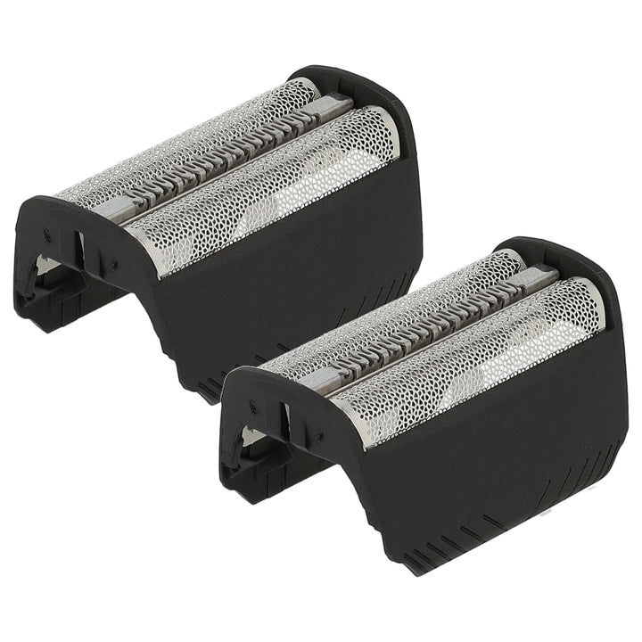 vhbw 2x Doppelscherfolie Ersatz für Braun 30B Mul, 30B für Elektrorasierer + Rahmen, schwarz