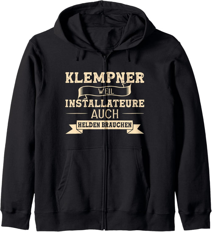 Klempner Anlagenmechaniker Installateur Kapuzenjacke