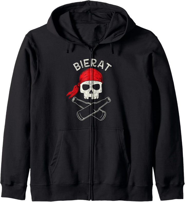 Pirat Fasching Bier Karneval Bierat Piraten Kapuzenjacke