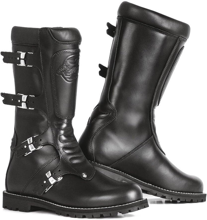 Stylmartin Continental Unisex Motorradstiefel 42 EU Schwarz, 42 EU Schwarz