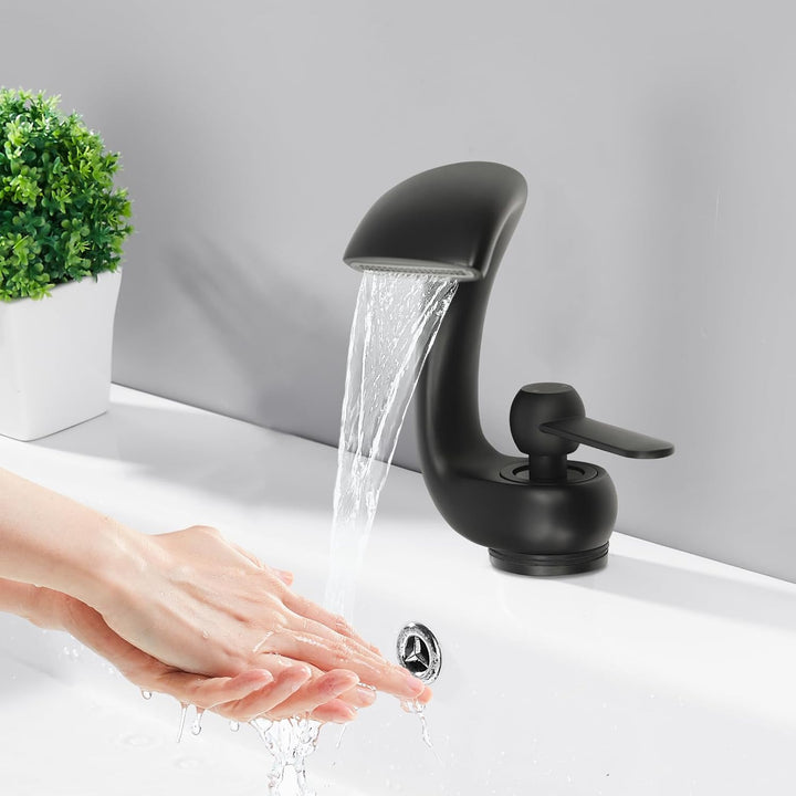 Wasserfall Wasserhahn Bad, Wasserfall Wasserhahn, Wasserfall Badezimmerarmatur, Moderner Waschtischa