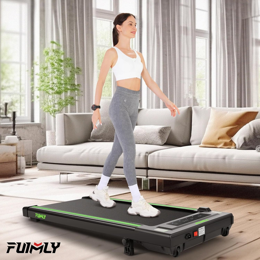 Laufband für Zuhause Klappbar mit Abnehmbarem Tisch, 8 in 1 Laufbander mit Steigung bis 9%, 12KM/H W