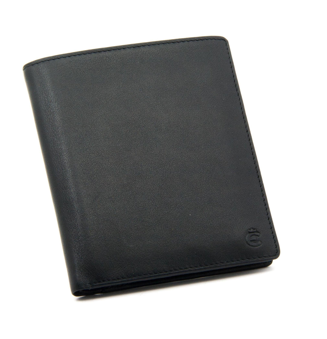 Esquire Münzbörse Logo Hochformatbörse Schwarz 048610