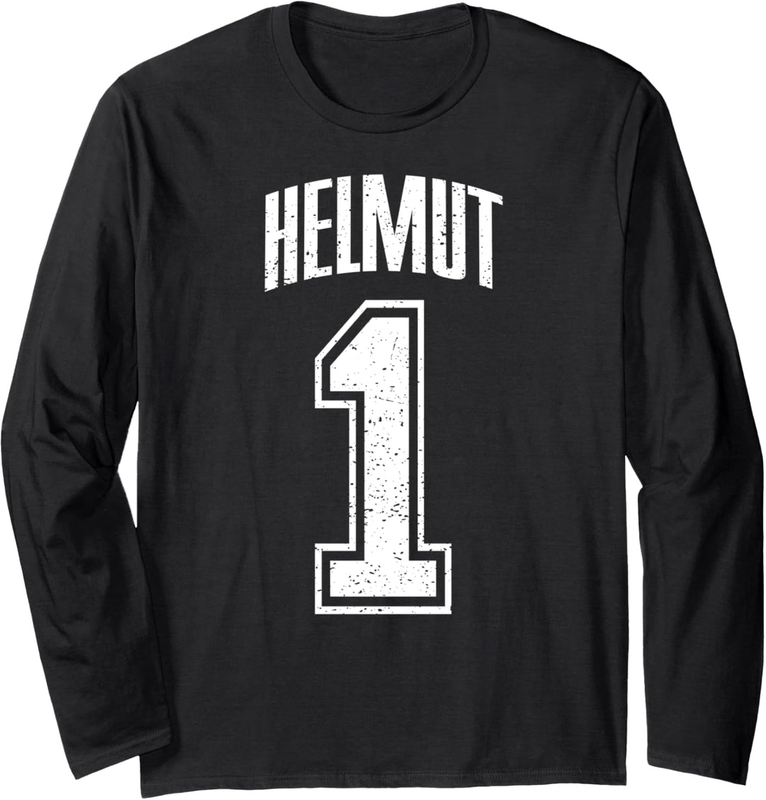 Helmut Supporter Number 1 Grösster Fan Langarmshirt