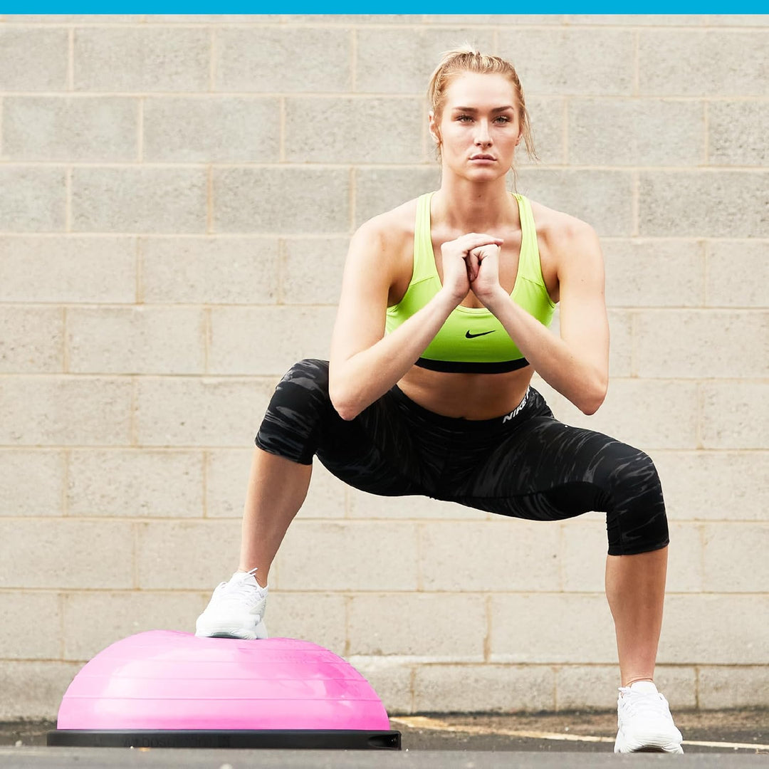 Bosu, Home Gym Equipment, The Original Balance Trainer, 66 cm Durchmesser Rosa, Rosa