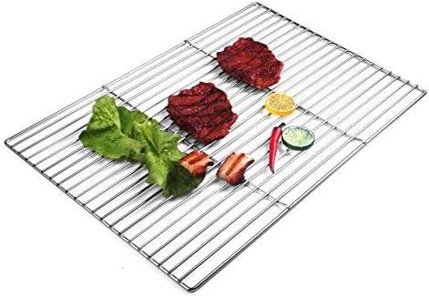 Grillrost aus Edelstahl Eckig 60 cm x 40 cm