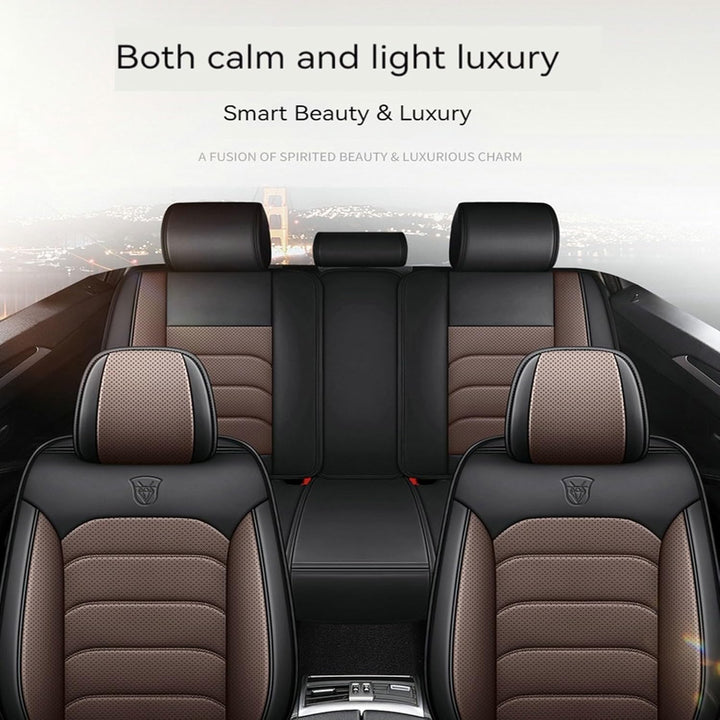 Sitzbezüge Auto für AUD Q4 e-tron Leder Autositzbezüge Set Komplettset Autositzschoner Sitzschoner A