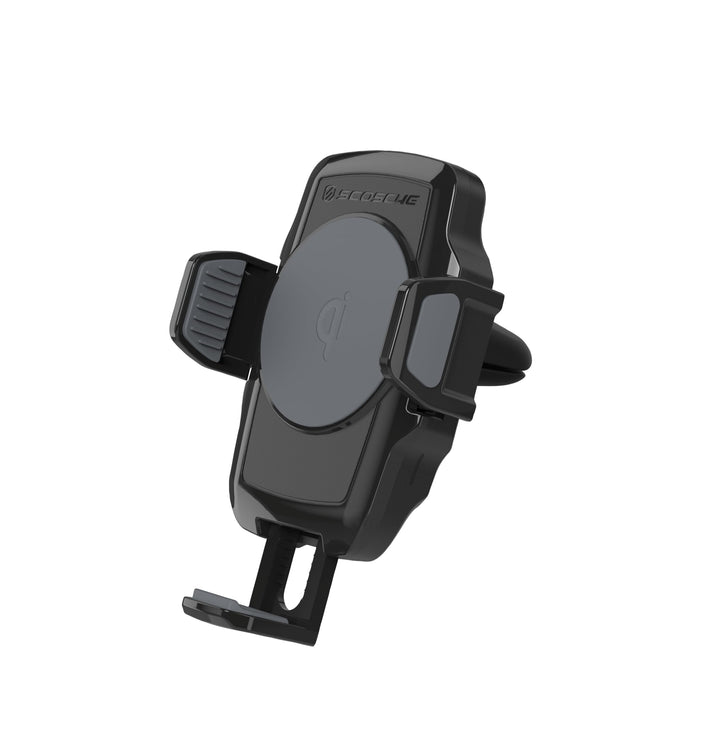 Scosche MagicMount - Kabelloses KFZ-Ladegerät &amp; Einstellbare Halterung für QI-fähige Smartphones, iP