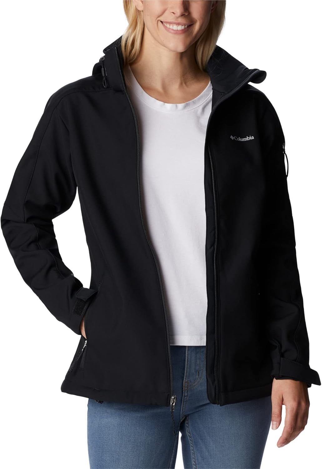 Columbia Damen Cascade Ridge Jacket Softshelljacke L Schwarz, L Schwarz