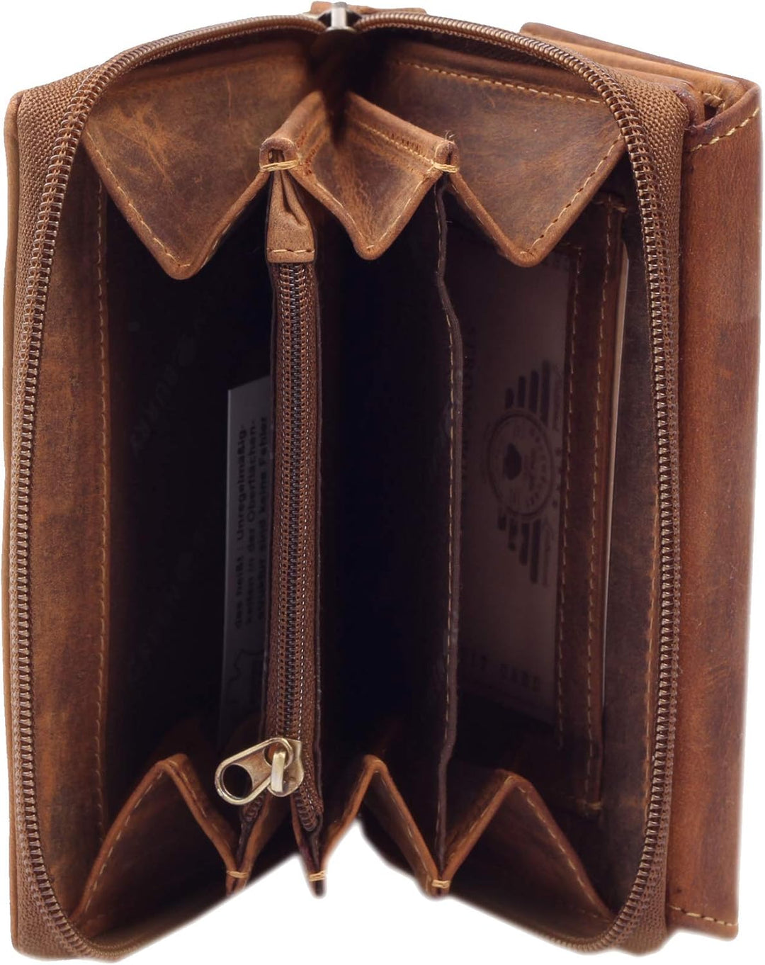 Greenburry Vintage Damen Geldbörse Braun 10x14,5x4,5cm Portemonnaie Geldbeutel