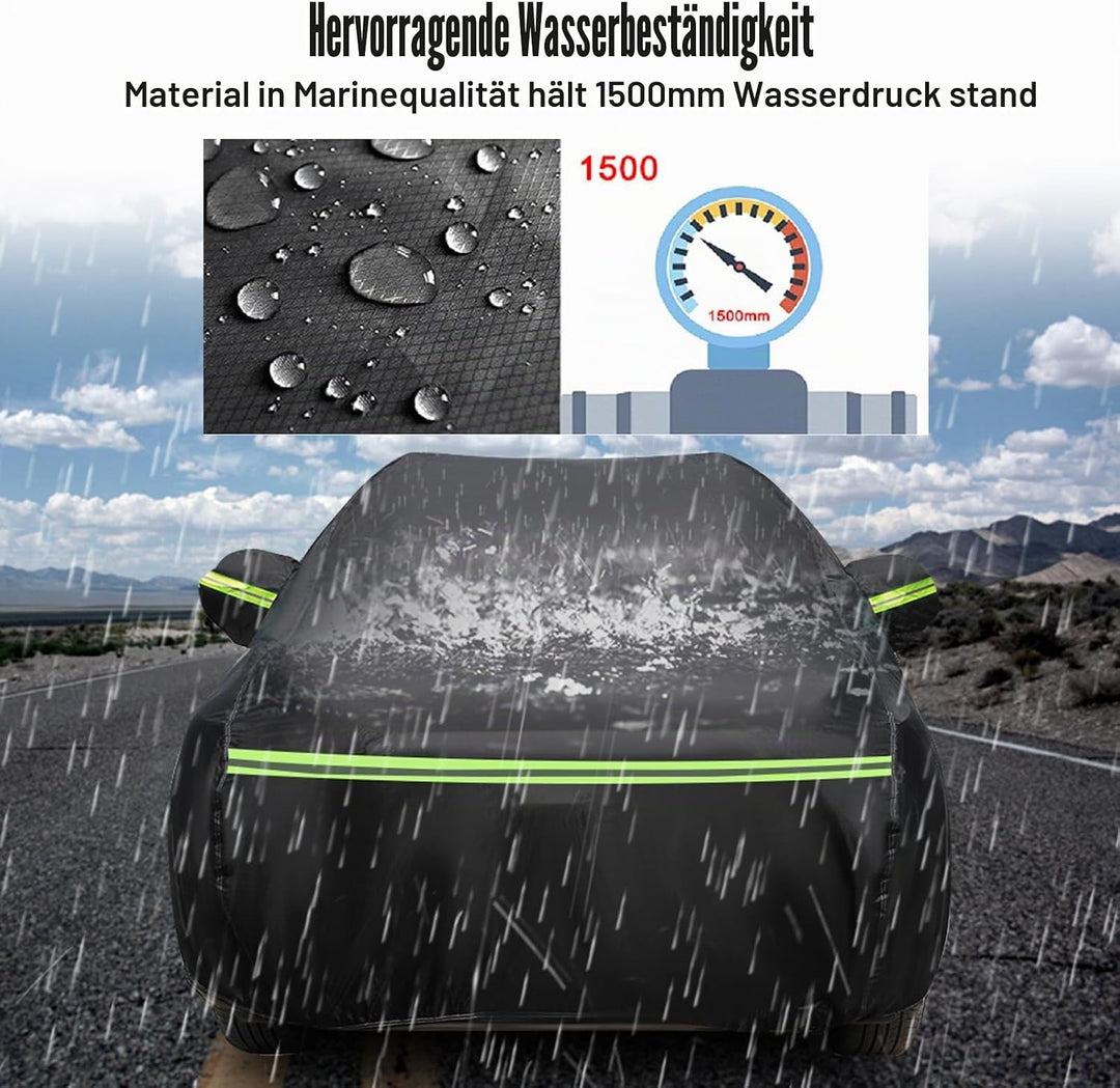 Autoabdeckung Wasserdicht Ersatz für SEAT Ibiza 2008-2023, Auto Abdeckplane Autogarage Autoplane Gan