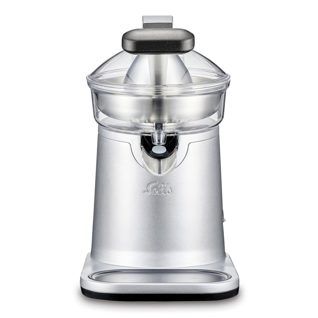 Solis Citrus Press Station 8454 Zitruspresse - Elektrischer Edelstahl Entsafter - Automatische Saftp