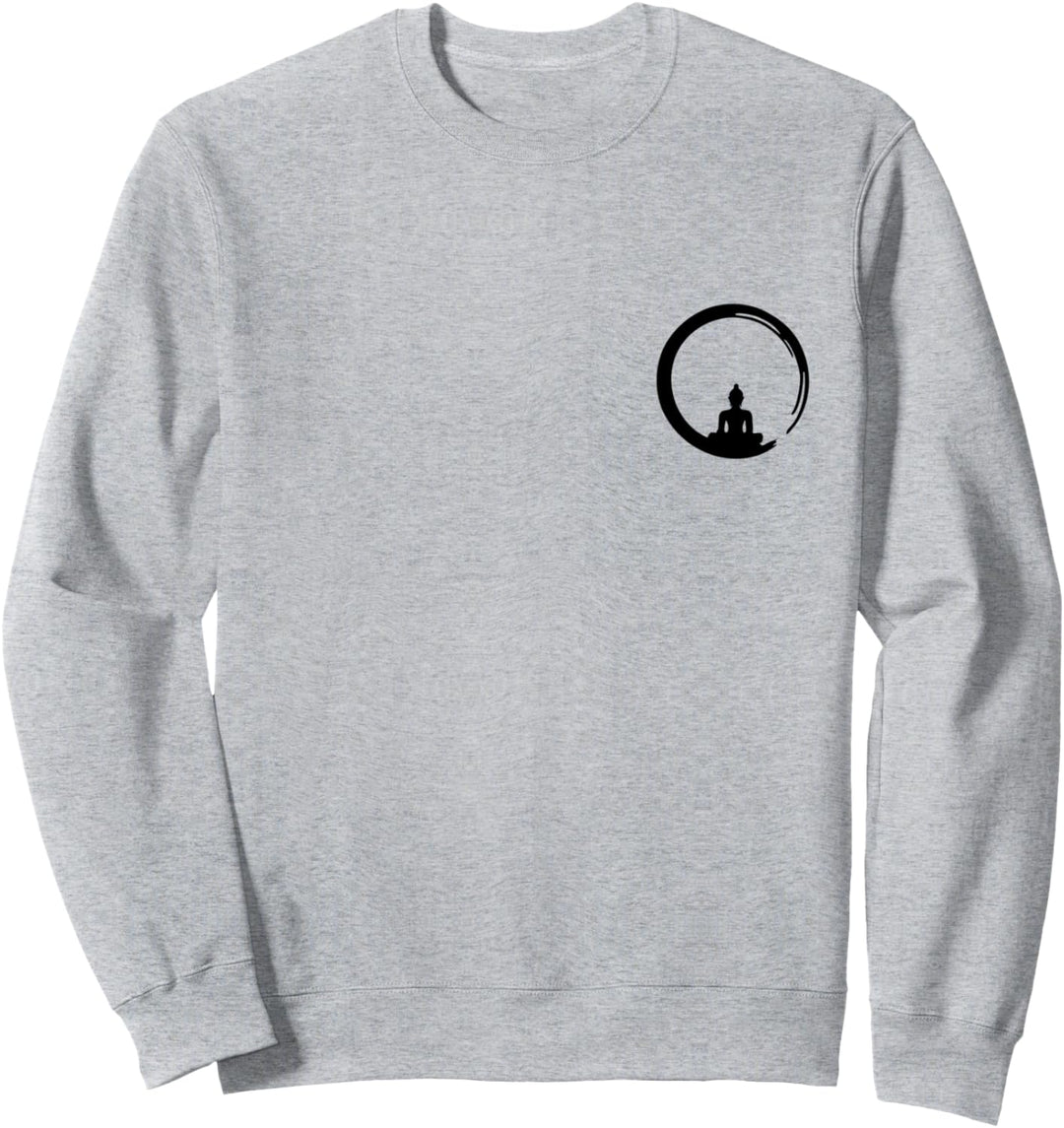 Enso, Zen, Kreis, Buddha Meditation Japan Kalligrafie Yoga, Sweatshirt