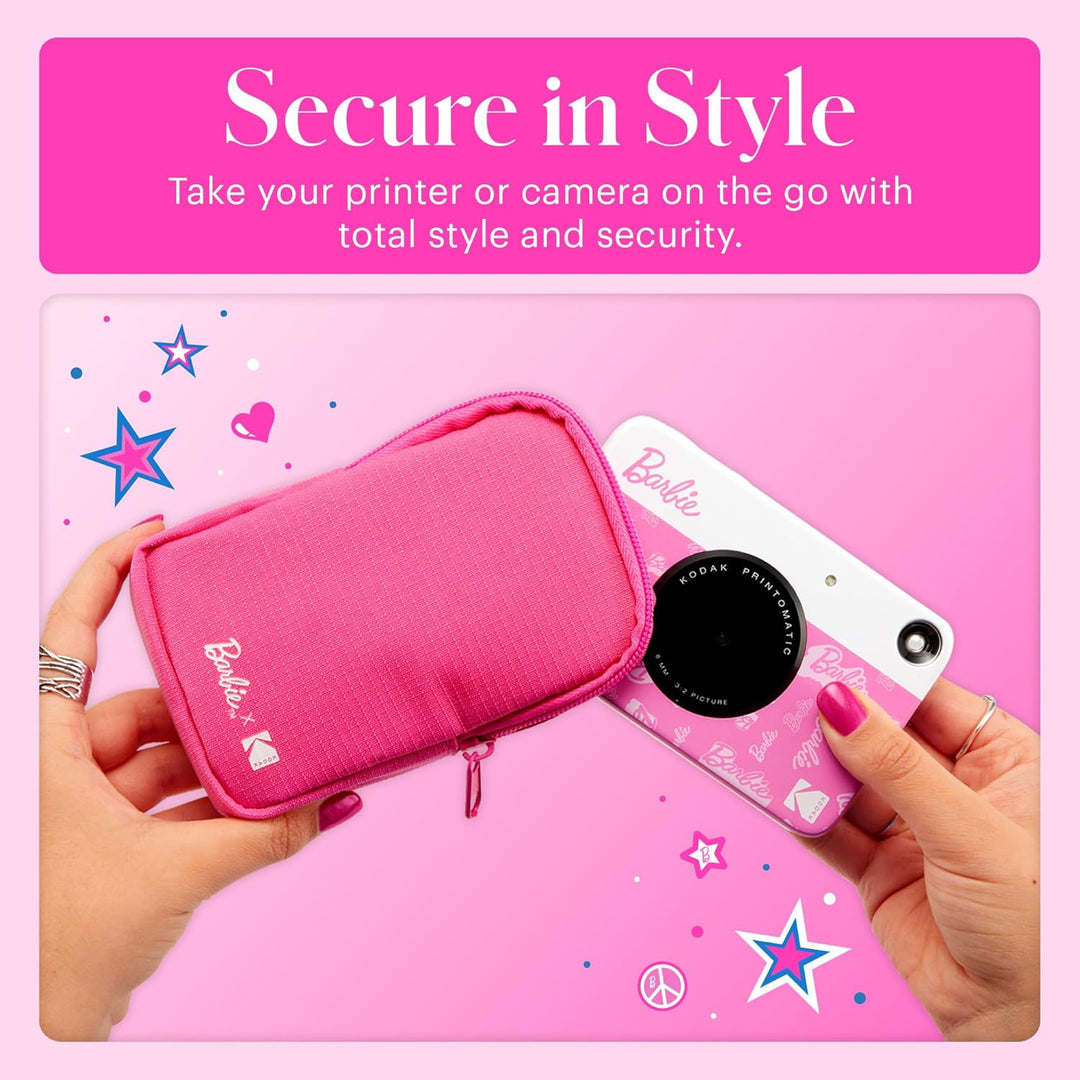 Kodak x Barbie Printomatic Sofortbildkamera in Vollfarbe Digitalkamera Barbie Deluxe-Bundle (Signatu