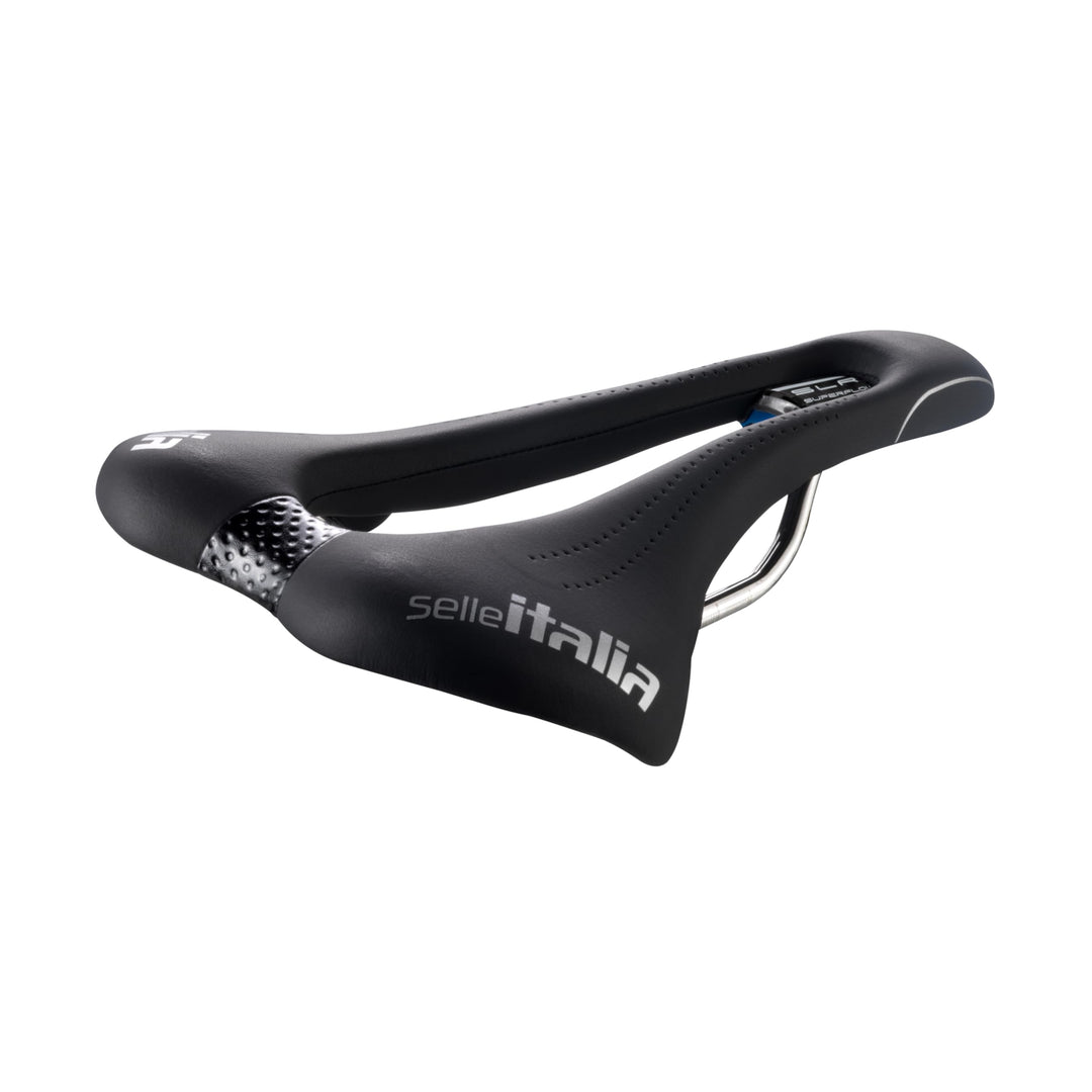 Selle Italia SLR Superflow L 14 Fahrrad-Sattel Schwarz, Schwarz