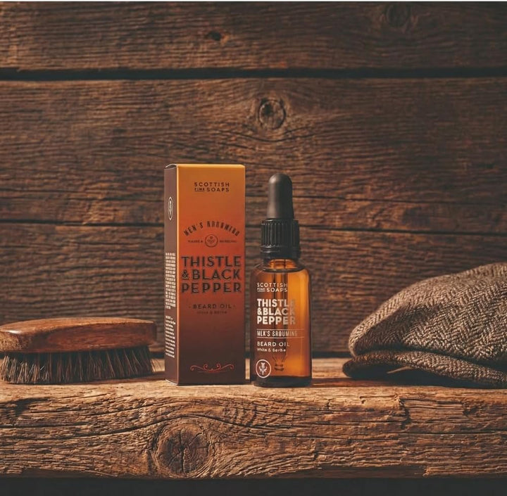 Scottish Fine Soaps Bartöl Thistle & Black Pepper 30ml