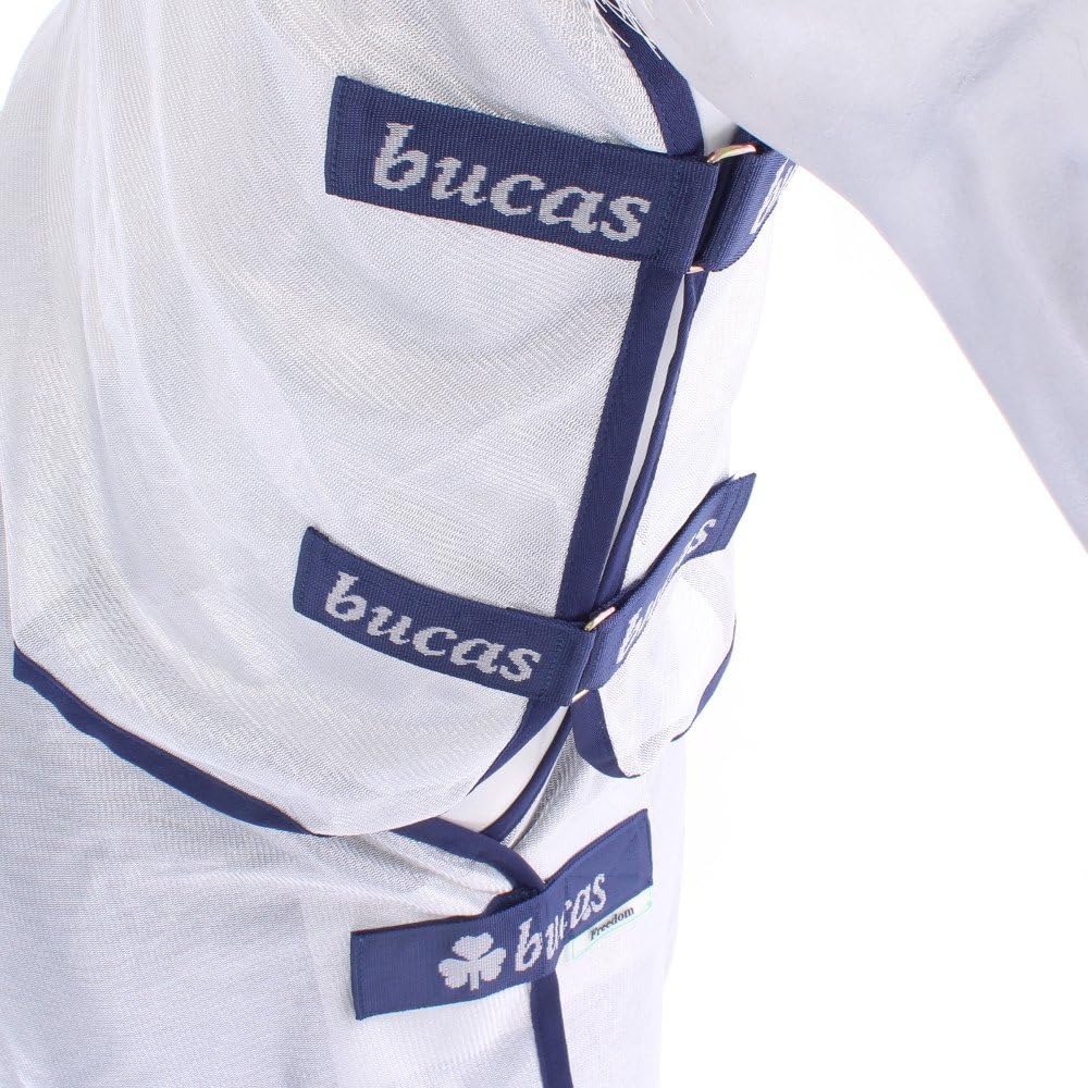 Bucas Freedom Fliegendecke Full Neck silvergrey 120cm, silvergrey 120cm