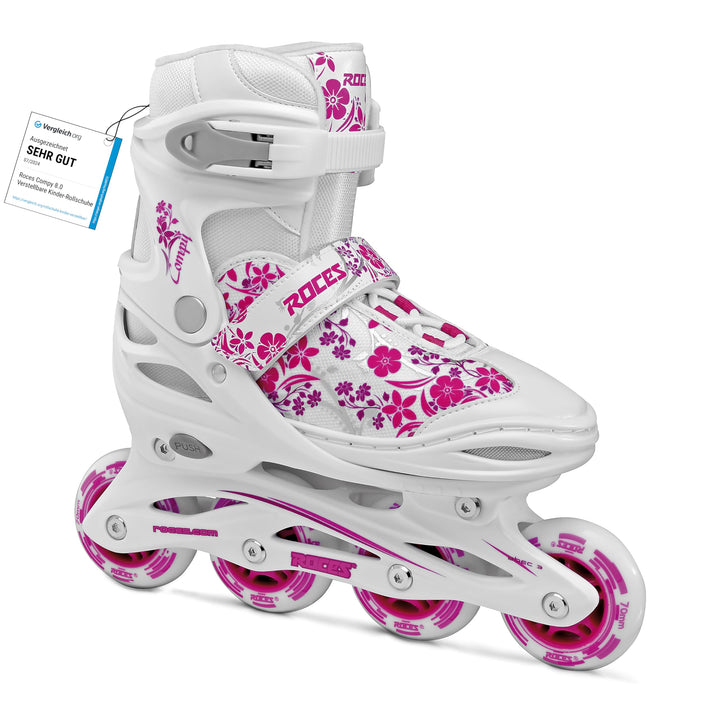 Roces Mädchen Inline-skates Compy 8.0 26-29 white/Violet, 26-29 white/Violet